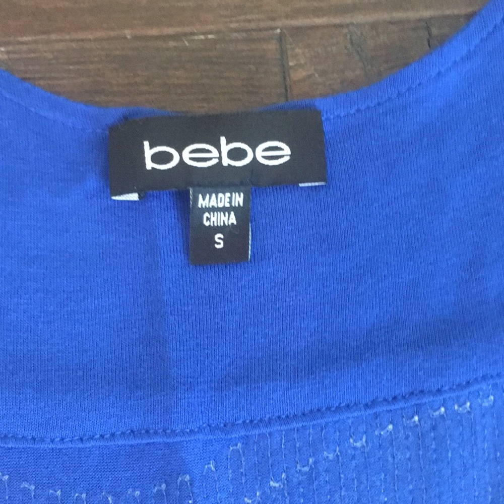 Bebe Sequined Racerback Tank Top - Picture 2 of 5